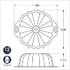 Nordic Ware ProForm Anniversary Bundt Pan with Handles - 3 of 4