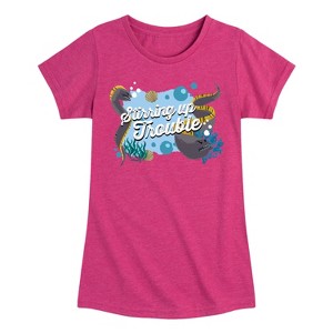 Girls' - Disney - Stirring Up Trouble Fitted Short Sleeve Graphic T-Shirt - 1 of 4