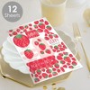 Big Dot of Happiness Berry Sweet Strawberry - Fruit Themed Birthday or Baby Shower Party Favor Sticker Set - 12 Sheets - 120 Stickers - 2 of 4