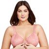 Glamorise Womens Wonderwire Front-closure Stretch Lace Underwire Bra 9245  Apricot 36g : Target