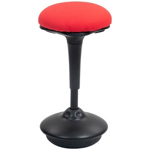 HOMCOM Backless Wobble Chair, Standing Desk Chair, Adjustable Active Ergonomic Stool Chair, with Rocking Motion, Padded - 1 of 4