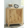 Signature Design by Ashley Emberton Wood Accent Cabinet, Light Brown - 2 of 4