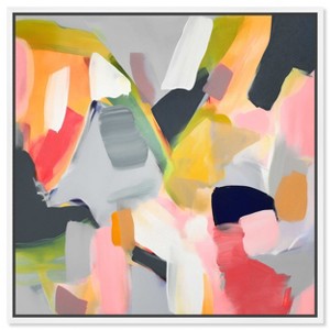 Art Remedy Just a few Pops Colorful Pastel Abstracts Framed - 1 of 4