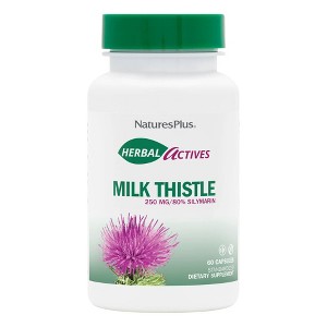 Herbal Actives Milk Thistle Capsules-250 mg by Nature's Plus  -  60 Capsule - 1 of 3