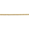 Black Bow Jewelry 2.75mm 14k Yellow Gold, Solid Diamond Cut Rope Chain Bracelet - 2 of 4