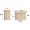 NicBex Modern End Table Set of 2,Round Coffee Table,Modern Side Tables Accent Table for Living Room,Apartment - 3 of 4