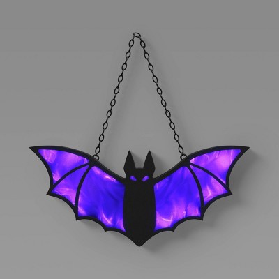 Iridescent Lit Bat LED Novelty Silhouette Light Purple - Hyde and EEK! Boutique™
