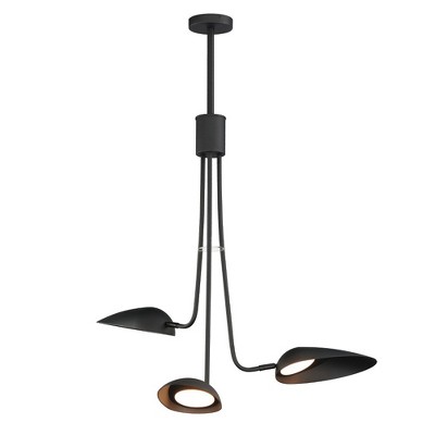 ET2 Lighting Marsh 3 - Light Pendant in  Black