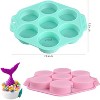JDICTION round Chocolate Covered Cookie Molds, 3 Pcs Cylinder Silicone Molds, Perfect for Chocolate Covered Oreos, Candy, Cakes, Jelly - 2 of 4