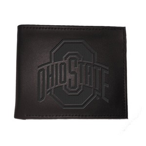 Evergreen NCAA Ohio State Buckeyes Black Leather Bifold Wallet Officially Licensed with Gift Box - 1 of 1