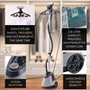 True & Tidy Heavy Duty 1800W Smart Auto Shut-off Garment Steamer with Water Sensor and Beep Alert Gray - 4 of 4