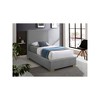 Meridian Furniture,Crosby Linen Textured Fabric Bed - 2 of 4