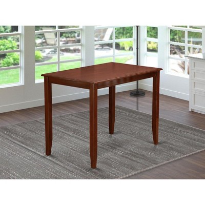 Buckland Mahogany Finish 30"x48" Counter Height Extendable Table
