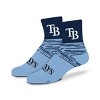MLB Tampa Bay Rays Youth Quarter Socks - 2pk: Cushioned Heel & Toe, Team Logo Design - 2 of 4