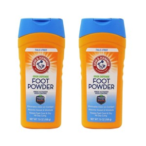 Arm & Hammer 2 Pack/7oz Each Foot Odor Control Powder - 1 of 4