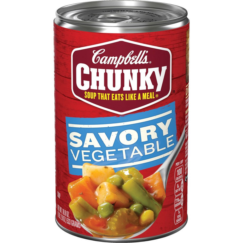 UPC 051000005519 product image for Campbell's Chunky Savory Vegetable Soup - 18.8oz | upcitemdb.com