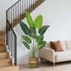 5.5ft Artificial Tree Bird of Paradise Artificial Plant with 11 Trunks Fake Tree - Faux Plants Fake Banana Tree Plant with Pot Artificial Trees - 4 of 4