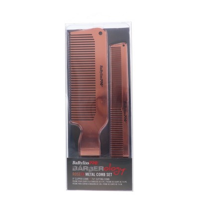 BaBylissPRO ROSEFX Metal Comb 2 pk