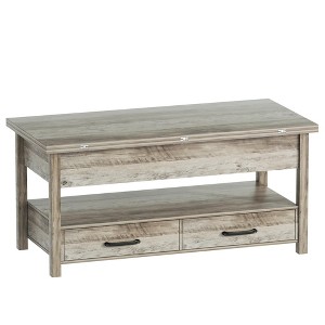 Snynuxx Lift Top Coffee Table with Drawers and Hidden Compartment for Living Room - 1 of 4