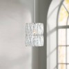 Possini Euro Design Chrome Mini Pendant 7 3/4" Wide Modern Clear Crystal Shade for Dining Room Living House Home Foyer Kitchen Island High Ceilings - 2 of 4