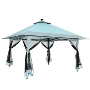 12x12 Pop-Up Canopy Tent – Instant Outdoor Shelter with Mosquito Netting & Double Roof - 1 of 1
