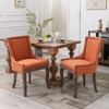 FONTOI 2 PCS Thickened Dining Chair with Nailhead Trim - 2 of 4