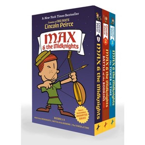Max and the Midknights Paperback 3-Book Boxed Set - (Max & the Midknights) by  Lincoln Peirce (Mixed Media Product) - 1 of 1