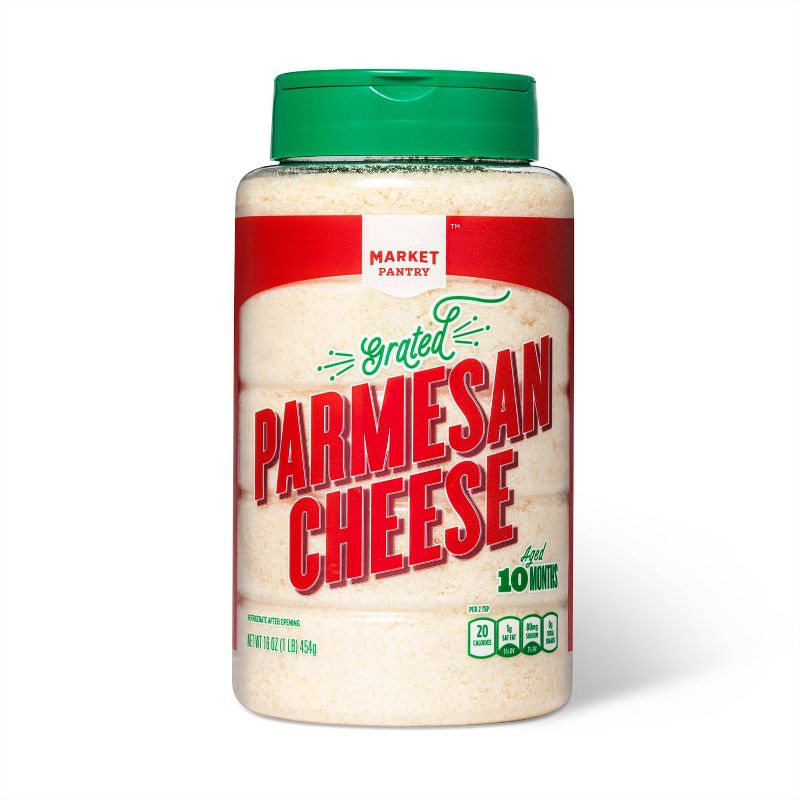 Grated Parmesan Cheese 16oz - Market Pantry&#8482;, 1 of 5