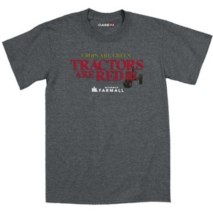 Men's - Country Casuals - Crops Are Green Tractors Are Red Short Sleeve Graphic T-Shirt - 1 of 4