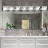 Dolonm Modern Chrome LED Vanity Light, Square Acrylic Lampshades Wall Mount Fixture for Bathroom, Mirror Lighting - 4 of 4