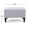 Storage Bench Storage Organizer Ottoman for Living Room-Christopher Knight Home - 3 of 4