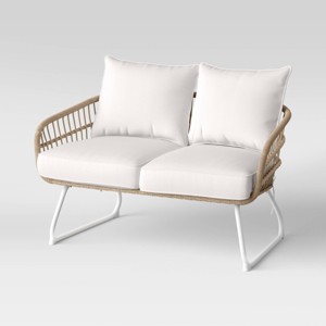 Southport Outdoor Patio Loveseat - Threshold™ - 1 of 4