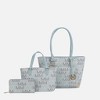 MKF Collection Lady II M Signature Large Tote, Small Tote & Wallet Set Vegan Leather, Stylish Women’s Handbag M Design by Mia K - 2 of 4