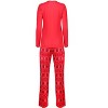 Memoi Women's Santa Don't Judge Me Snowflake Love Two-Piece PJ Set - 2 of 4