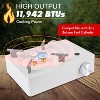 McKay Camping Stove with Carry Case - 11,942 BTU Butane Burner for Hiking & Outdoor Cooking, White - 4 of 4