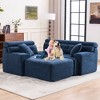 104.7'' Chenille L-Shaped Modular Sectional Sofa with High-Density Sponge, No-Assembly Couch - 3 of 4