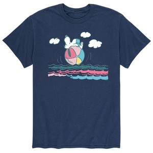 Men's - Peanuts - Men's Snoopy Chill Vibes Just Hanging Short Sleeves Short Sleeve Graphic T-Shirt - 1 of 4