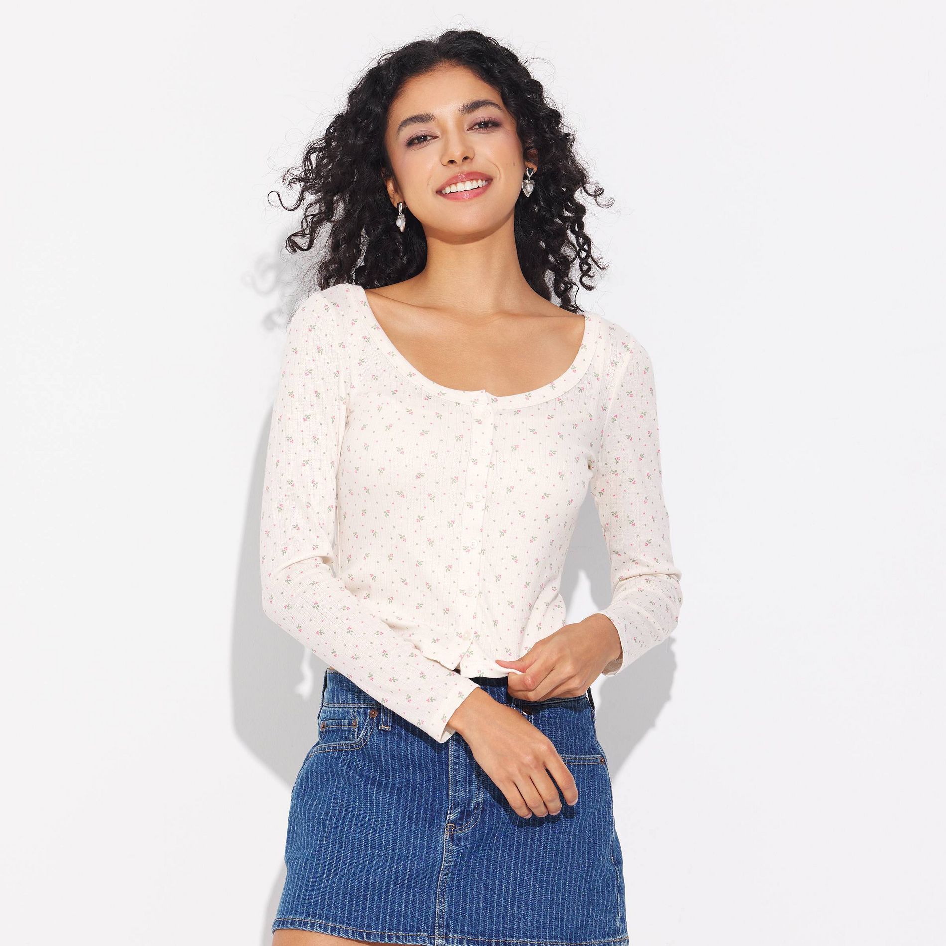 Women's Pointelle Cardigan Sweater - Wild Fable™