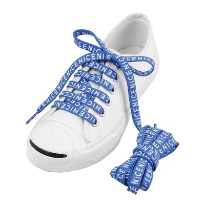 INSPIRE CHIC NICE Flat Fat Shoelaces for Sneakers Hiking Shoes 0.35" 2 Pairs