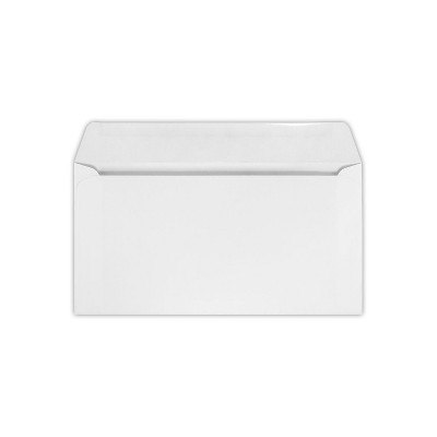 LUX 6 x 11 3/8 Machine Insertable Booklets 50/Pack 24lb. White Machine (611MIB-W-50)
