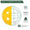Unique Bargains Durable Precision Technology Good Balance Application Pickleball Balls 12 Pcs - 2 of 4