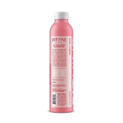 FitVine Sparkling Rose Wine - 750ml Can