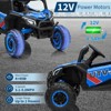 12V Kids UTV Ride-On Truck w/ Remote - 4WD/2WD Switchable, EVA Tires, Bluetooth, LED Lights (Ages 3-8, 133lbs Capacity) - 3 of 4