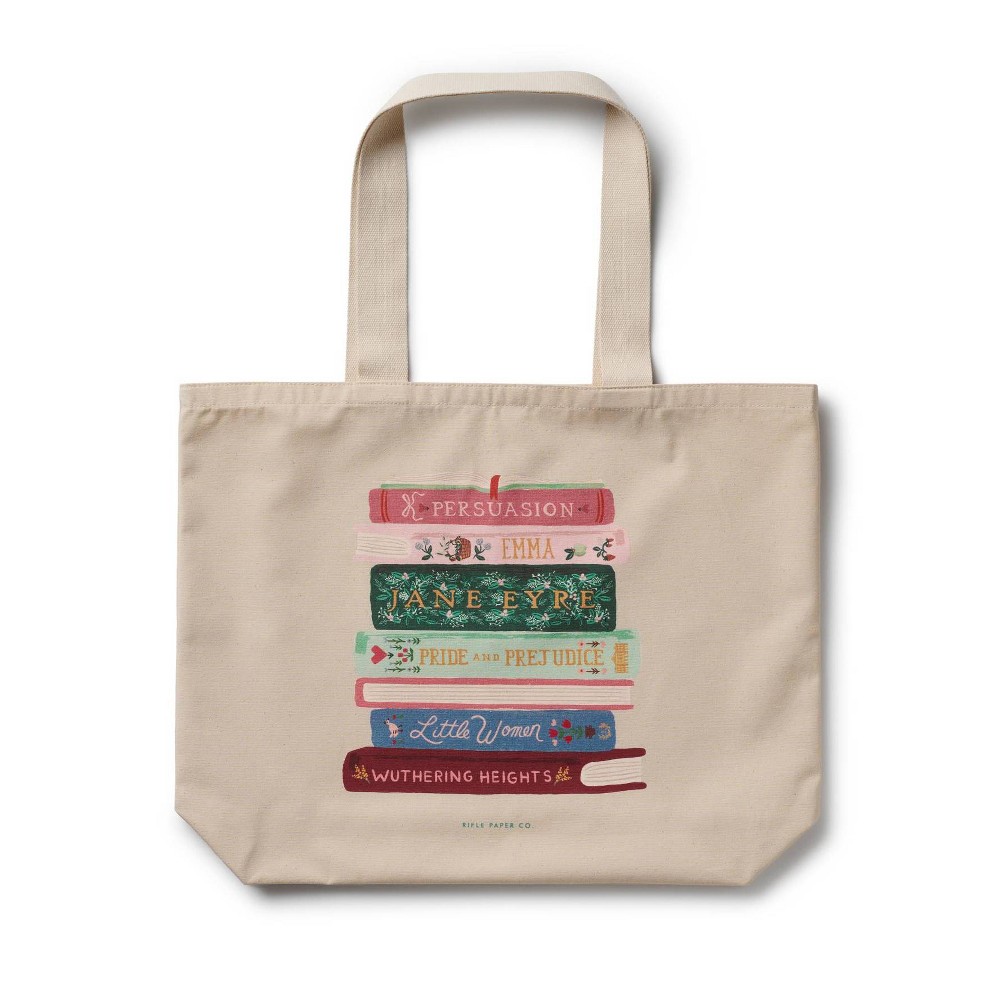 Rifle Paper Co. Ladies Night Book Club Canvas Tote