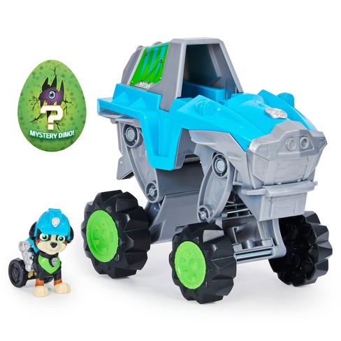 PAW Patrol Dino Rescue Rex's Deluxe Rev Up Vehicle with Mystery Dinosaur Figure - image 1 of 4