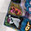 Boersma Moon Owl Flannel Fleece Blanket Cozy Fuzzy Warm Flannel Blanket Cute Night Owl Blanket Soft Plush Throw Blanket for Owl Lovers 30*40 Inches - 4 of 4