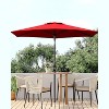 TackView Patio 7.5ft Outdoor Patio Umbrella w/ Push Button Tilt and Crank, 6 Ribs - 2 of 4