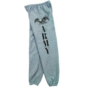 Collections Etc Military Branches Gray Casual Jogger Sweatpants - 1 of 3