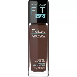 Maybelline Fit Me Matte + Poreless Oil Free Liquid Foundation - 1 fl oz