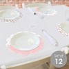 Big Dot of Happiness Bride Squad - Rose Gold Bridal Shower or Bachelorette Party Round Table Decorations - Paper Chargers - Place Setting For 12 - 2 of 4